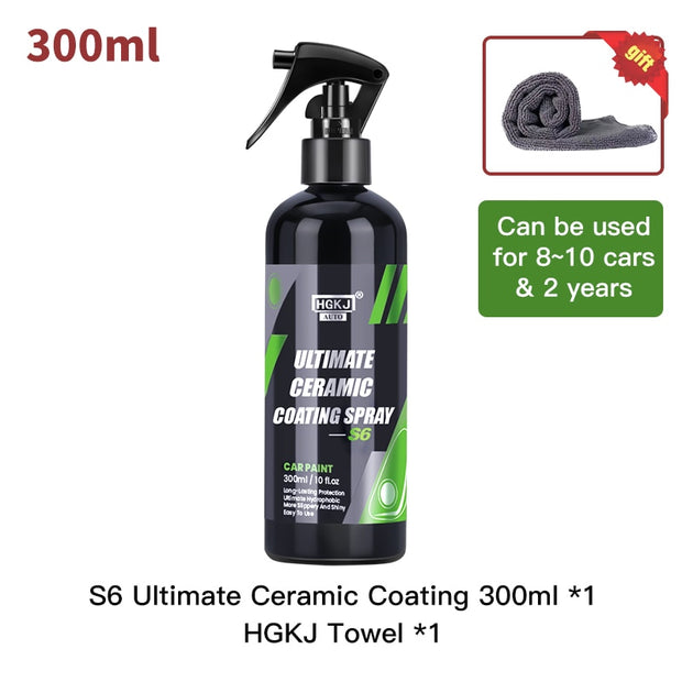 S6 Nano Ceramic Car Coating Quick Detail Spray-Extend Protection of Waxes