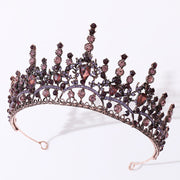 Trendy Wedding Luxury Hair Accessory Crystal Rhinestone Crown Tiaras Headband