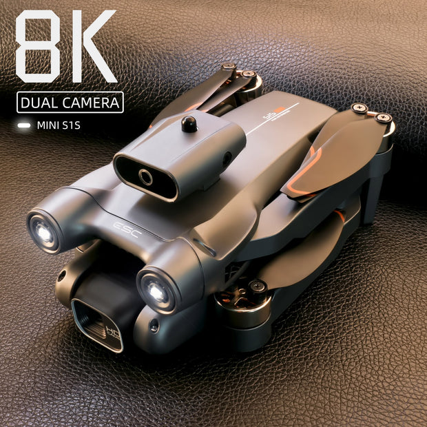 New S1S Mini Drone 4k Profesional 8K HD Camera Obstacle Avoidance