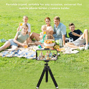 Octopus Tripod 360 Flips Lightweight Camera Tripod For Desk Small Tripod
