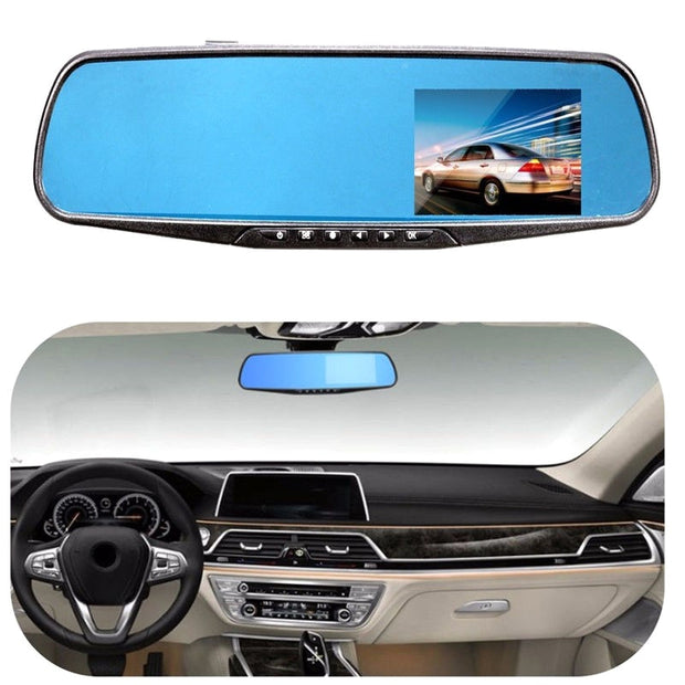 New HD 1080P 2.8&q LCD Display Screen Rear View Mirror Dash Cam