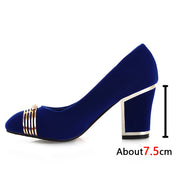 Karinluna Dropship Big Size 33-50 Fashion Slip On Women Pumps