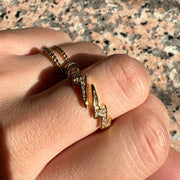 Lightning Rings For Women Stainless Steel Gold Color Finger Ring 2022