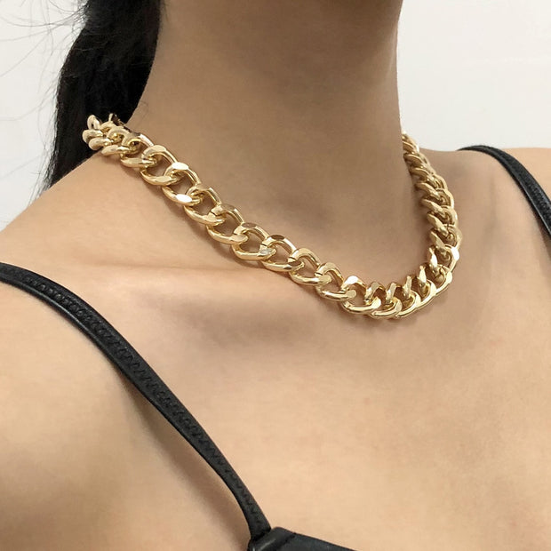 Vintage Necklace on Neck Chain Women&#39;s Jewelry Layered Accessories for Girls