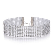 Fashion Crystal Rhinestone Choker Luxury Party Wedding Jewlery Accessories