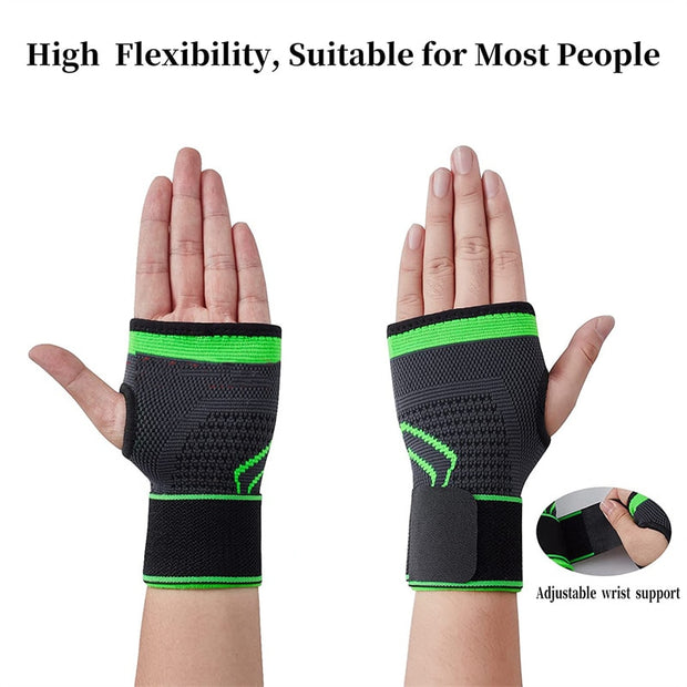 1pc Wrist Support Gym Sports Wristband Palm Guard Protector Adjustable Wrist Brace