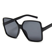 ZXWLYXGX Fashion Women Oversize Sunglasses Gradient Plastic Brand Designer