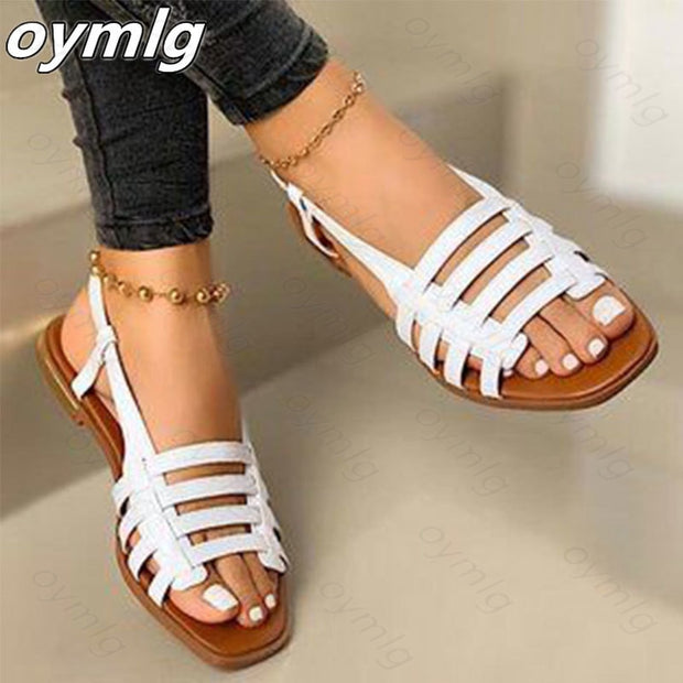 Woman Gladiator Open Toe Casual Beach Shoes