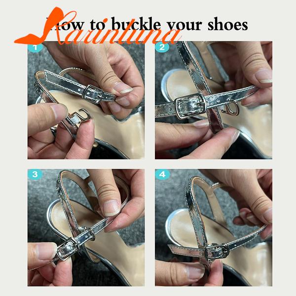 KarinLuna Dropship 2023 Summer High Quality Platform Ankle Strap