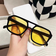 OIMG New Unisex Rectangle Vintage Sunglasses Fashion Design Retro