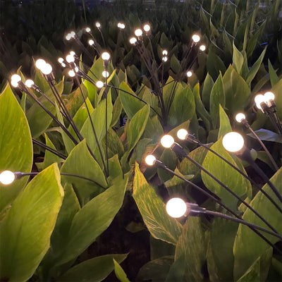 Outdoor Solar Firefly Lamp Waterproof Garden LED Light Floor Solar Lawn Lamp