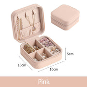 10*10*5cm Jewelry Storage Box Earrings Necklace Ring Jewelry Organizer Display