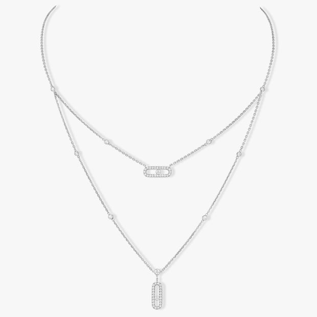 RAKOL Trendy Dainty Initial Cubic Zirconia Tag Shape Choker Necklace for Women