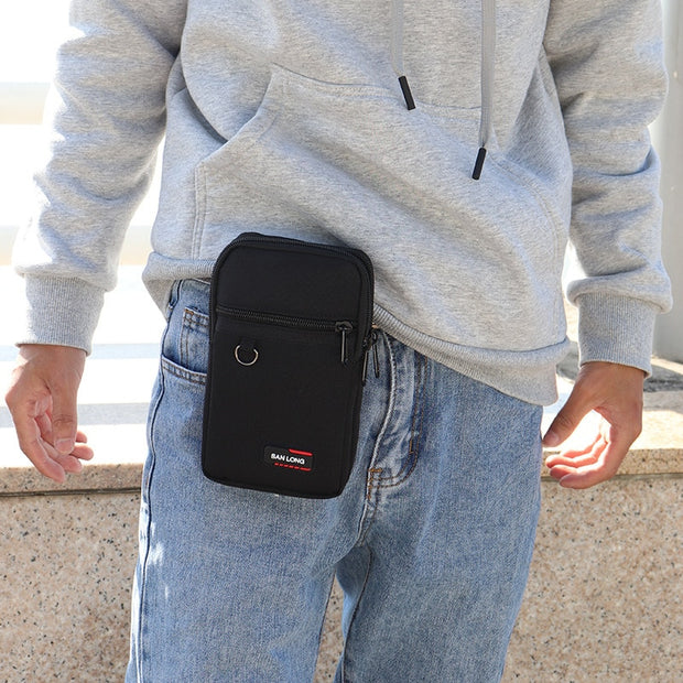 Waterproof Waist Bag Purse Single/double Layer Outdoor Military Waist