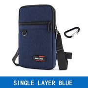 Waterproof Waist Bag Purse Single/double Layer Outdoor Military Waist