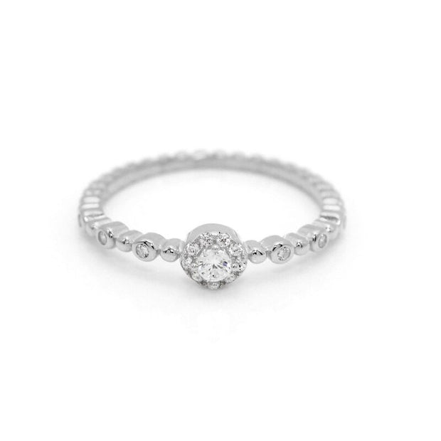 Ring Cubic Zirconia Gold Color Matching Dating Crystal Rings