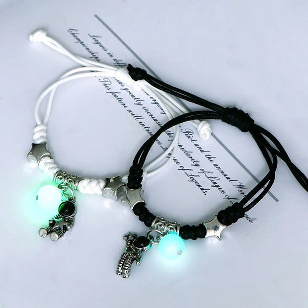 Bracelet Couple Charm Handmade Adjustable Rope Matching Friend Bracele