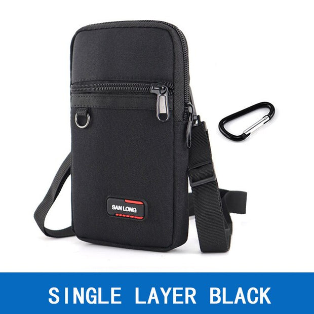 Waterproof Waist Bag Purse Single/double Layer Outdoor Military Waist