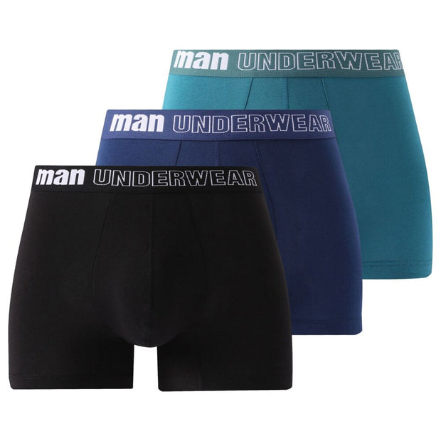 Men’s 3-Pack Cotton Stretch Boxers Shorts Men Underwear Boxer Briefs Pack L-5XL