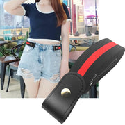 New Non-buckle Belt Summer Jean Pants Decorative Elastic