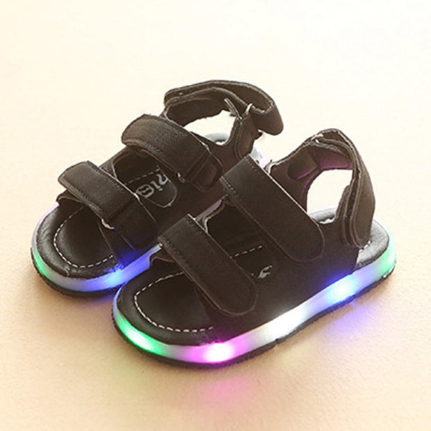 Summer New Toddler Kids Sport Casual Sandals Baby Boys Girls Sandals LED