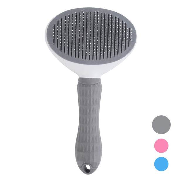 Pet Hair Removal Comb Cat Brush Self Cleaning Slicker Brush for Cats Dogs