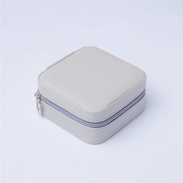 Portable Jewelry Box 10x10x5 CM Travel Jewelry Organizer Necklace Display