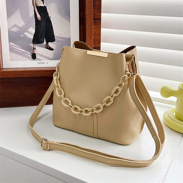 Women Fashion Shoulder Bag With Chain Handle Ladies Crossbody Bags