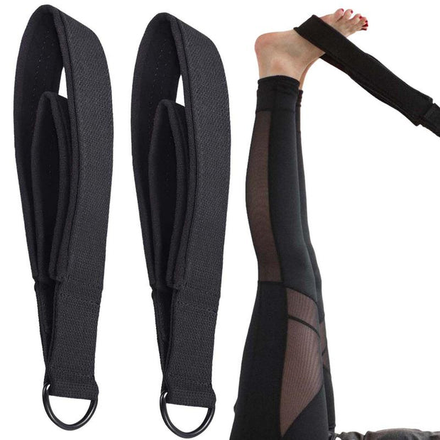 2PCS Pilates DoubleLoop Straps For Reformer Yoga Accessories For Arm Leg Exercises