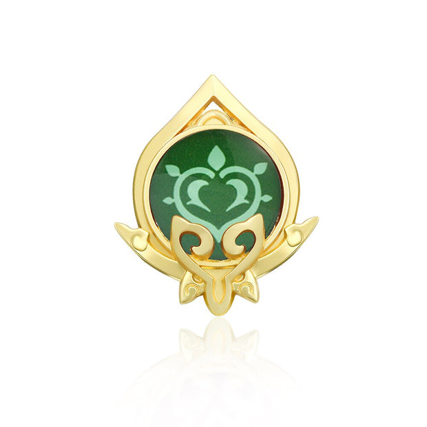 Luminous Pins Brooch Mondstadt Vision Eye of God 7 Elements Badge