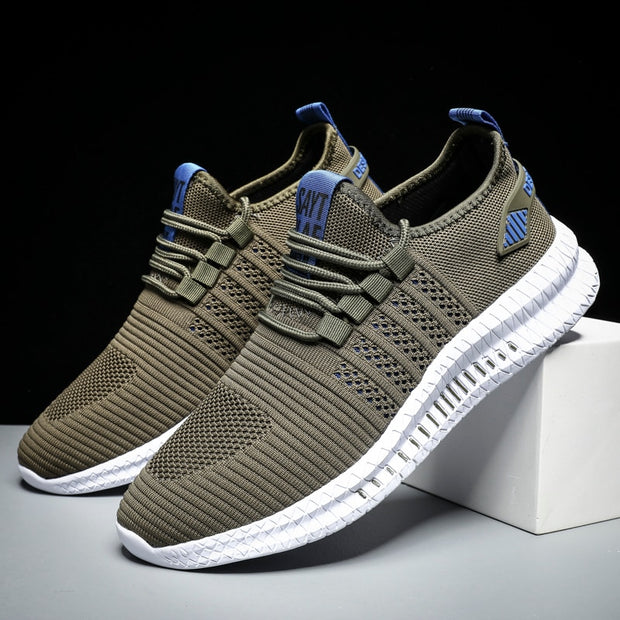 HUCDML Big Size Sneakers Shoes for Men Lightweight Breathable
