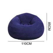 New Lazy Inflatable Sofa Chairs Large Tatami Pvc Leisure Lounger Couch Seat