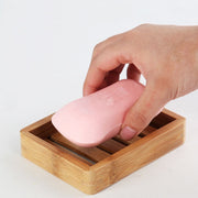 Wooden Natural Bamboo Soap Dishes Tray Holder