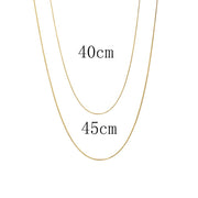 Kpop Women Neck Chain Gold Color Choker Necklaces Thin Chain On The Neck