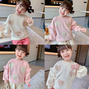 2-12 Years Kids Girl Sweatshirts Autumn Winter Long Sleeve Hoodies For Toddler Kids