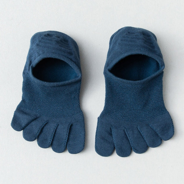 Man Women Slipper Toe Socks Mesh Hollow No Show Socks