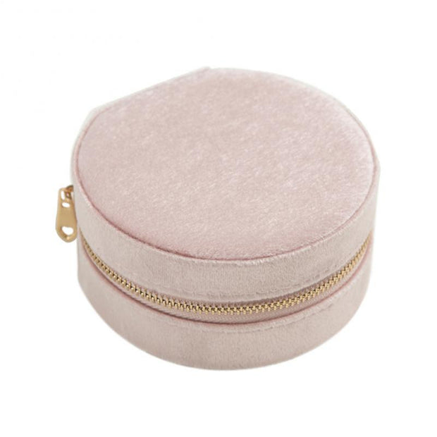 Jewelry Box Organizer Display Velvet Portable Leather Travel Jewelry Case