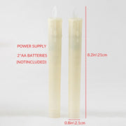 2pcs LED Candle Light Flameless Taper Candles Battery Operated Candlesticks