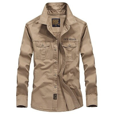 New Casual Mens Military Style Army Tactical Shirts