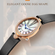 ROCOS Women Quartz Watches Luxury Leather Fashion Ladies Quartz
