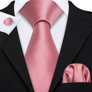 Wedding Gift Barry.Wang Designer NeckTie Handkerchief Cufflinks Set