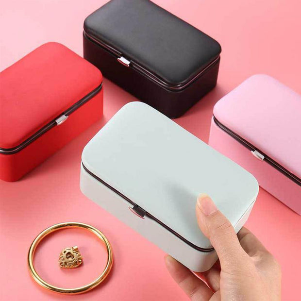 Jewelry Organizer With Mirror 2022 New Jewelry Box Travel Storage Organizer
