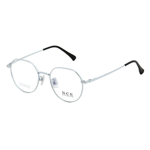 ZIROSAT 88307 Optical Glasses Pure Titanium Full-rim Frame Prescription Eyeglasses