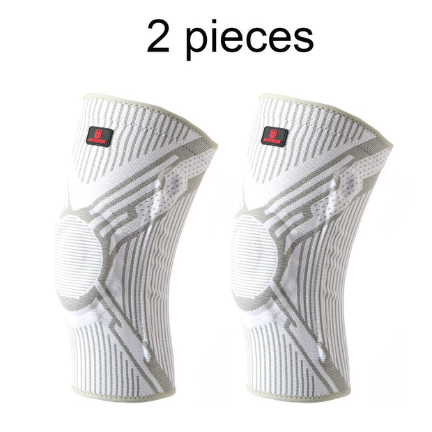 Ride Force 1/2PCS Silicon Padded Basketball Knee Pads Patella Brace Kneepad