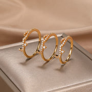 Arabic Love Statement Rings For Women Handmade Kolye Crystal Wedding Ring