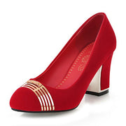 Karinluna Dropship Big Size 33-50 Fashion Slip On Women Pumps