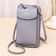 Wallet Shoulder Mini Leather Bags Straps Mobile Phone