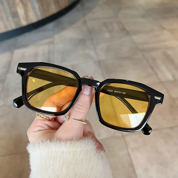 OIMG New Unisex Rectangle Vintage Sunglasses Fashion Design Retro