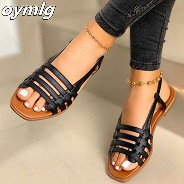 Woman Gladiator Open Toe Casual Beach Shoes