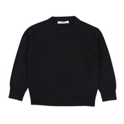 Autumn Kids Pure Color Sweater Boys Girls Cotton Pullovers Casual